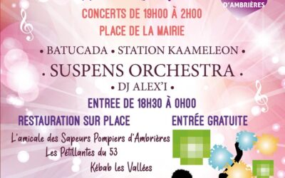 Family Kombucha était présente à la fête de la musqiue d&rsquo;Ambrières-les-Vallées